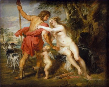 Pedro Pablo Rubens Painting - Venus y Adonis Peter Paul Rubens